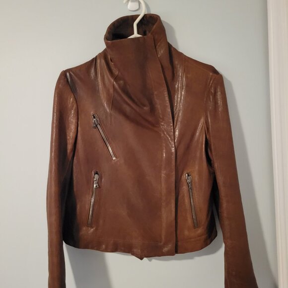 Andrew Marc Leather Jacket - Picture 1 of 7